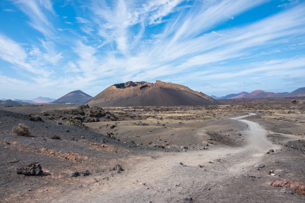 Der Volcan el Cuervo auf Lanzarote