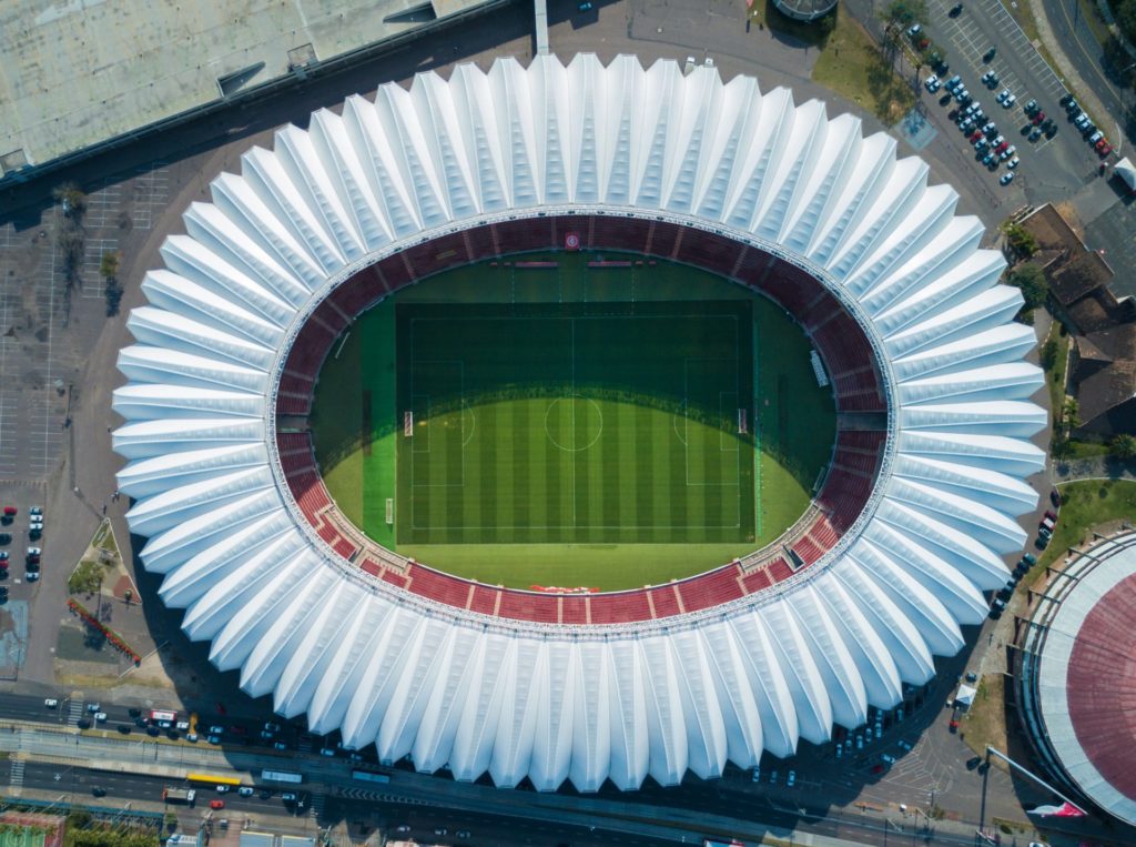 Das Beira Rio Stadion in Porto Algere