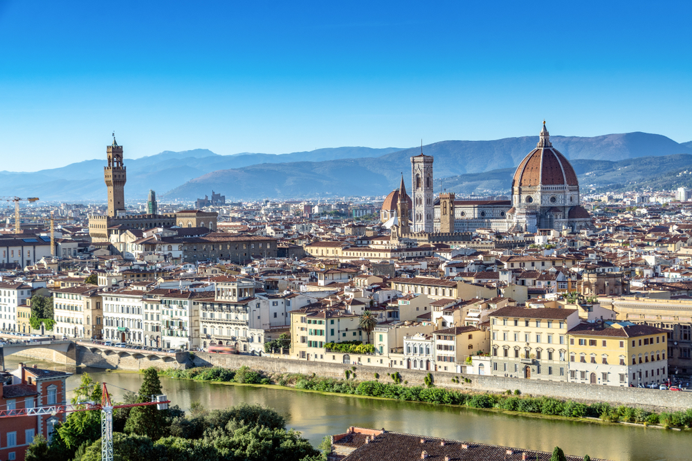 Blick vom Piazzale Michelangelo, Florenz
