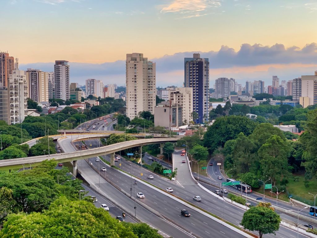Blick über São Paulo
