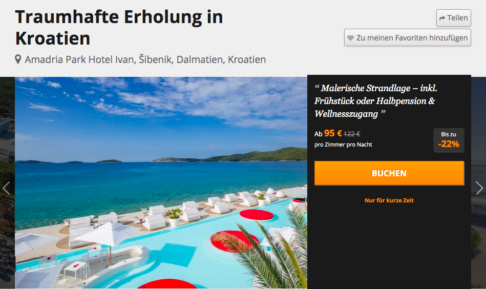 Kurzurlaub Kroatien