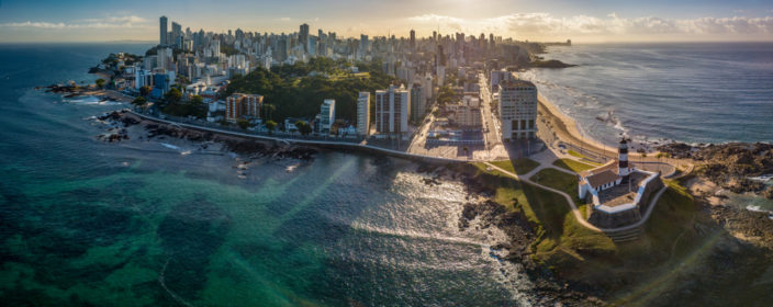 Luftaufnahme von Salvador da Bahia