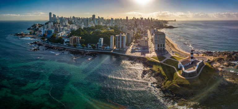 Luftaufnahme von Salvador da Bahia