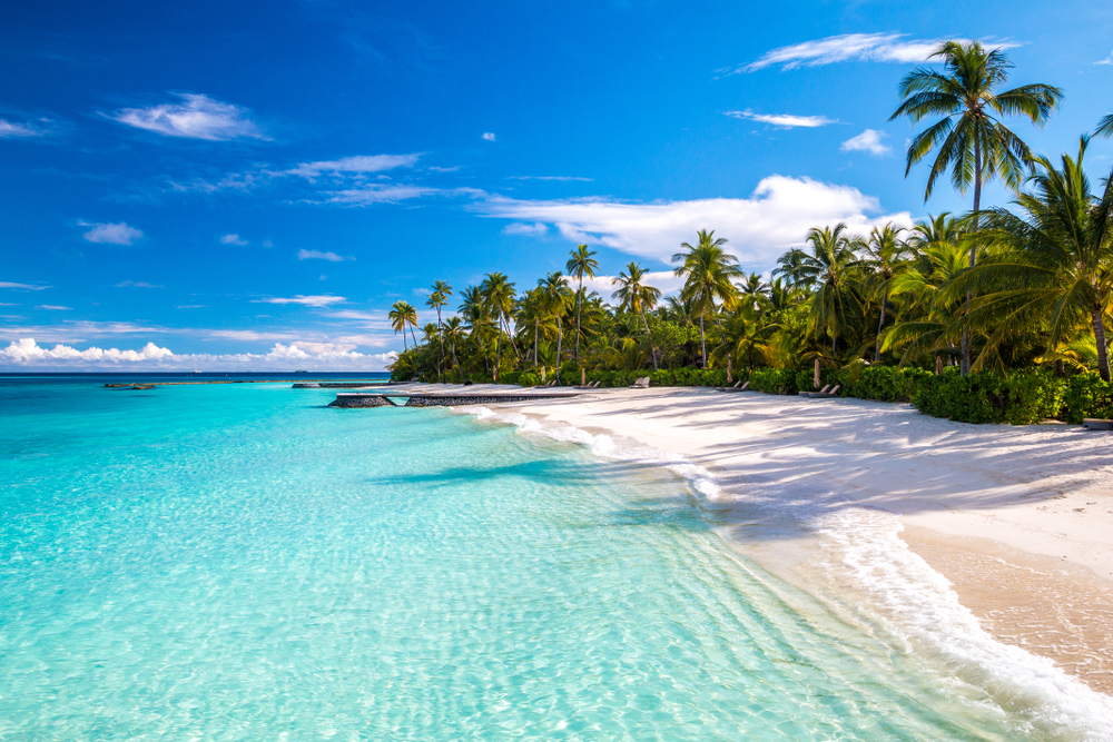 Malediven, Indischer Ozean, Strand