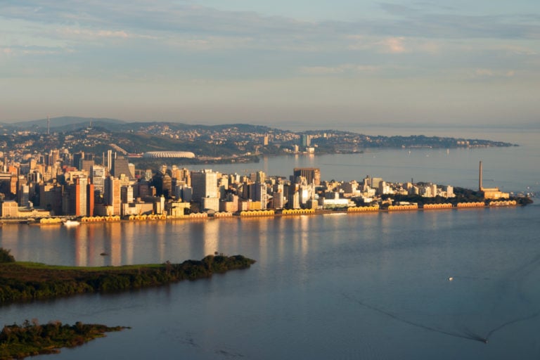 Blick auf Porto Alegre