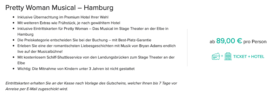Pretty Woman Musical in Hamburg