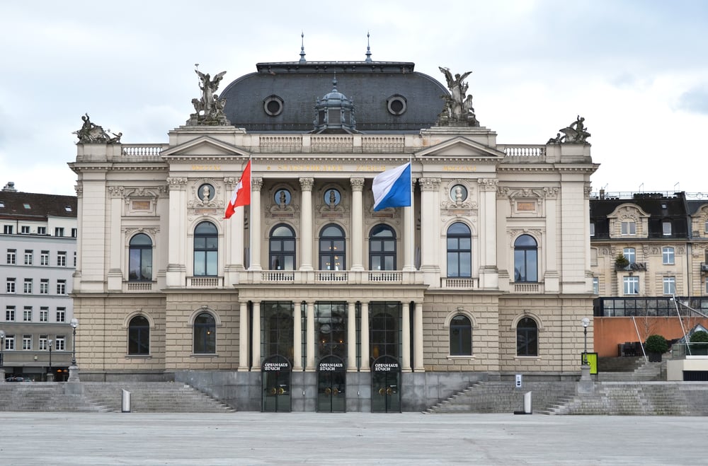 Das Opernhaus in Zürich