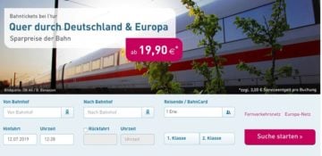 Deutsche Bahn Tickets - DB Fahrkarten bis zu 78% billiger