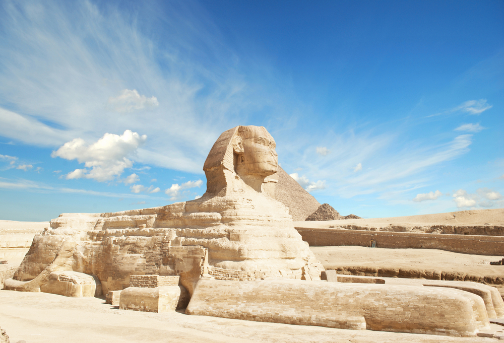 Die Sphinx von Gizeh, Ägypten