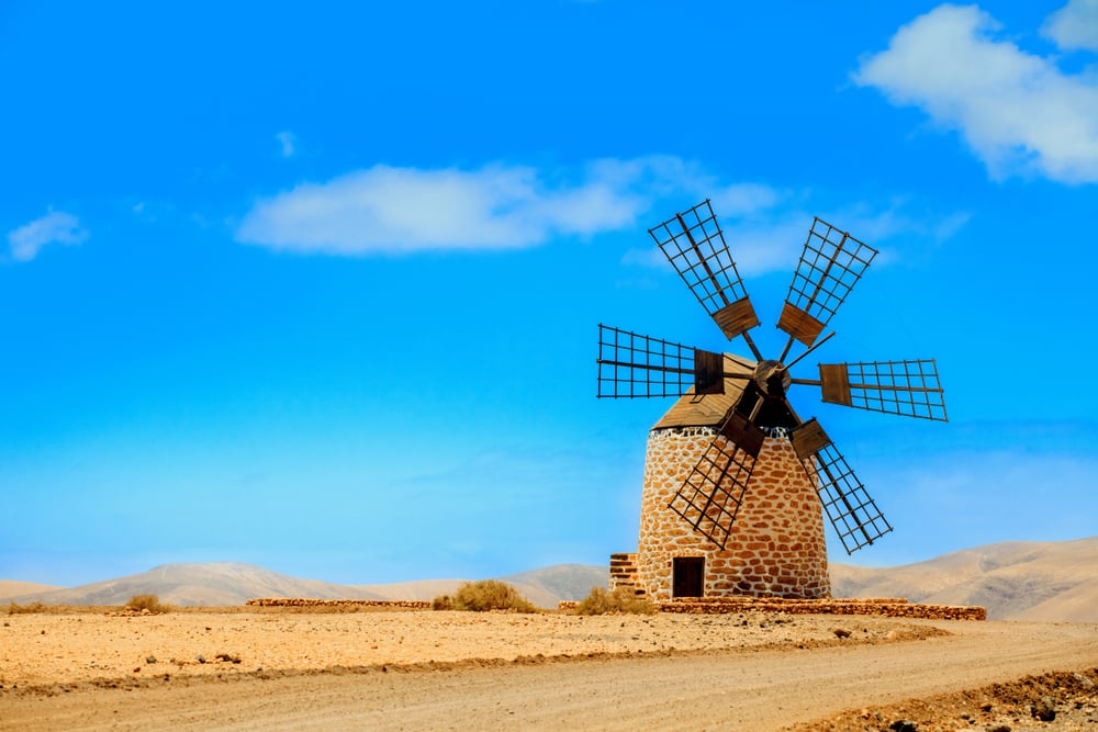Fuerteventura, Windmühle, Spanien