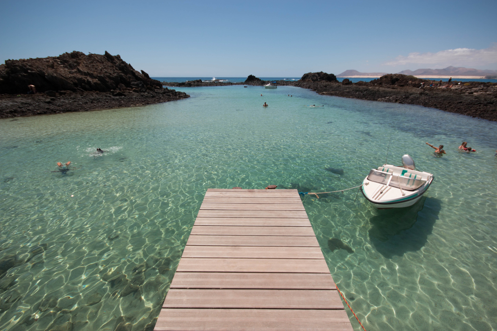 Steg auf Los Lobos, Fuerteventura