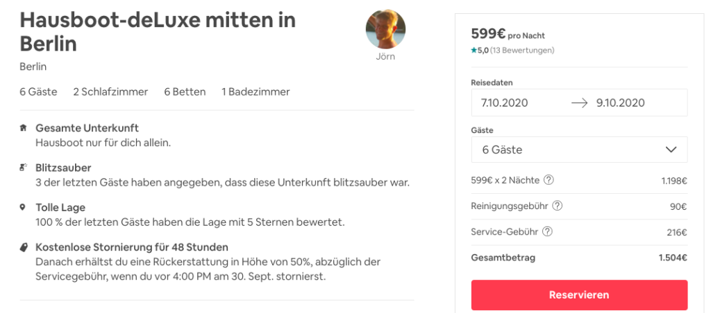Urlaub auf dem Hausboot