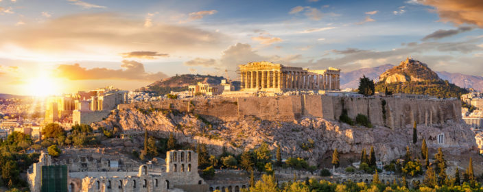 Die Akropolis in Athen, Griechenland