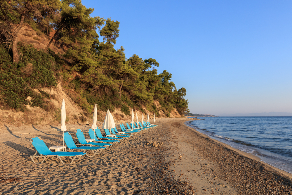 Griechenland, Chalkidiki, Kriopigi Beach