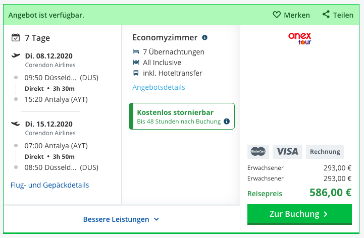 Türkei All Inclusive Urlaub