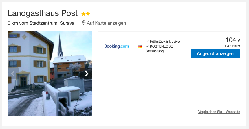 Urlaub in der Schweiz