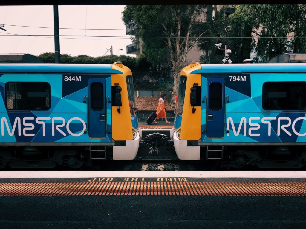Züge in Windsor, Australien