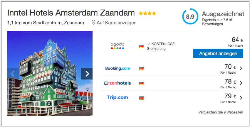 Ausgefallenes Hotel Amsterdam