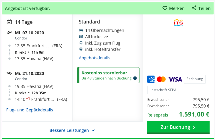 All Inclusive auf Kuba