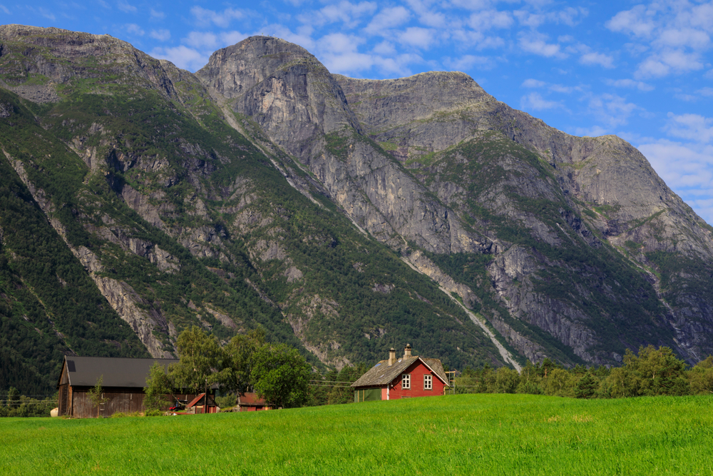 Bauernhof in Norwegen