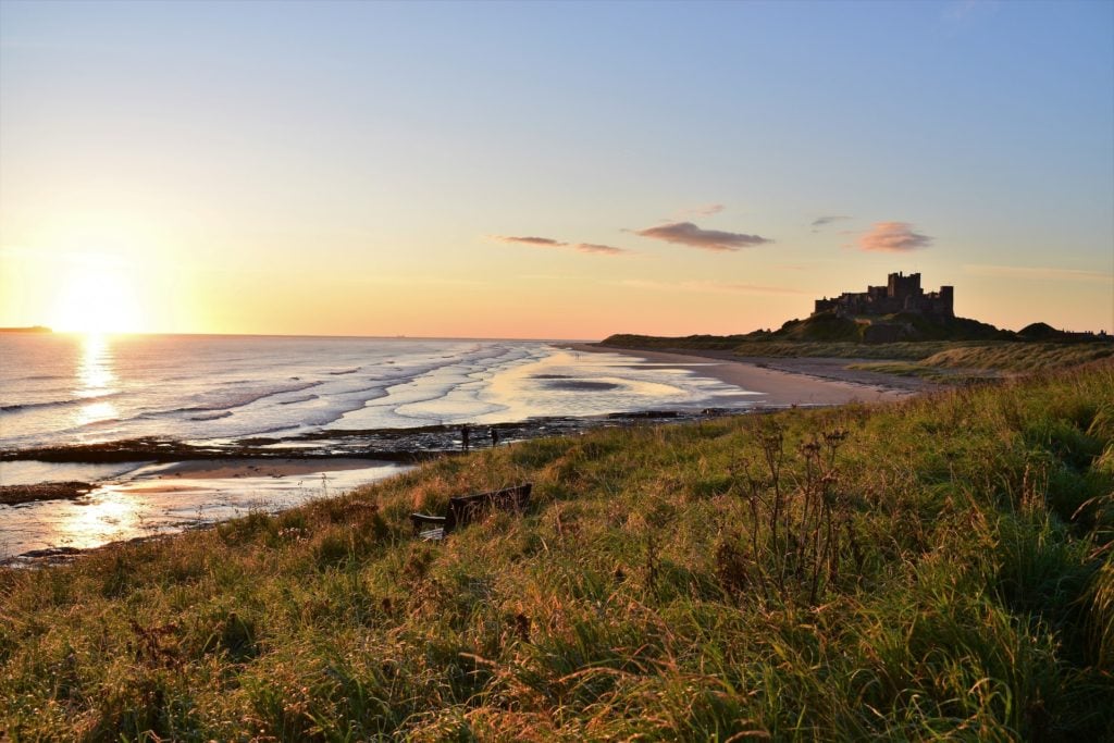 England, Northumberland, Bamburgh Castle