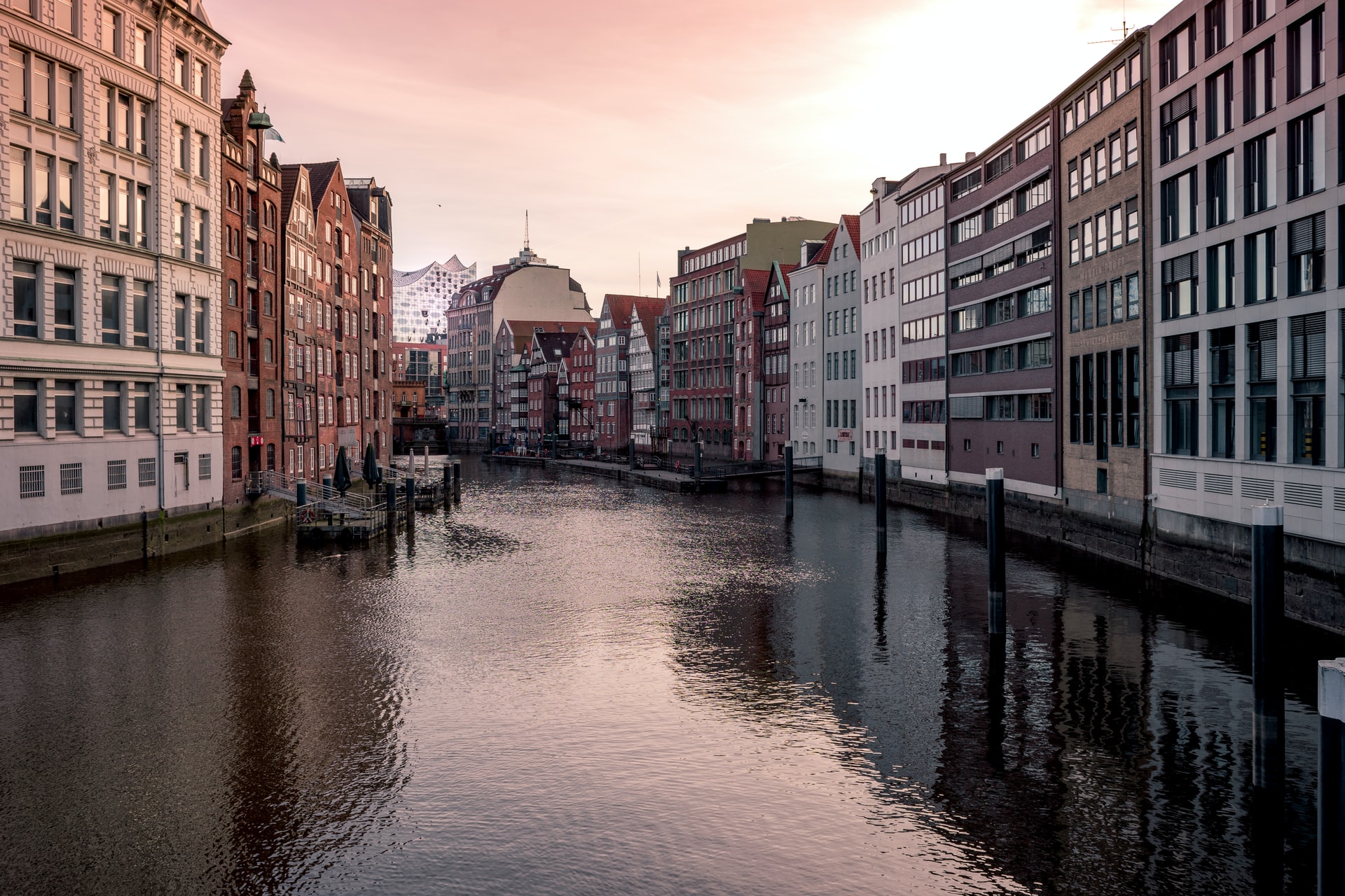 Hamburg, Kanal, Architektur