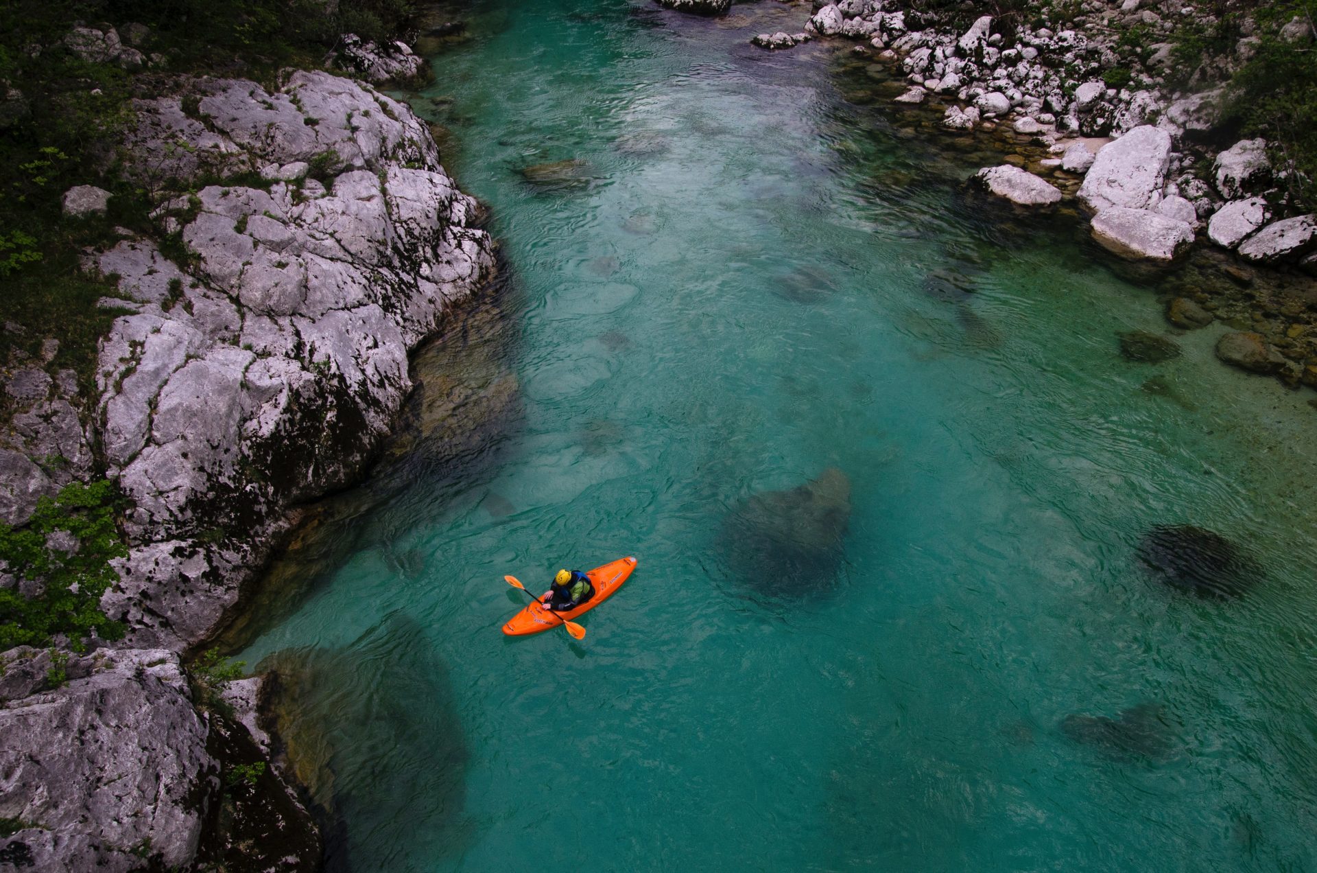 Kayak fahren in Slowenien