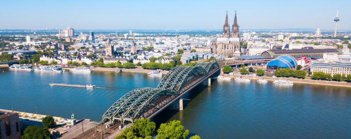 Köln aus der Vogelperspektive