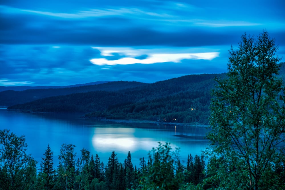 Røssvatnet in Norwegen