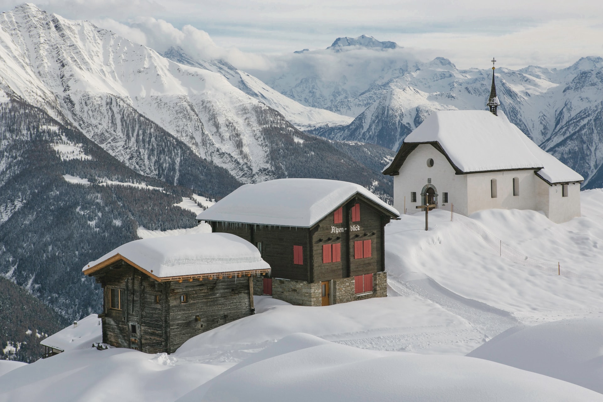 Schweiz, Bettmeralp, Winter
