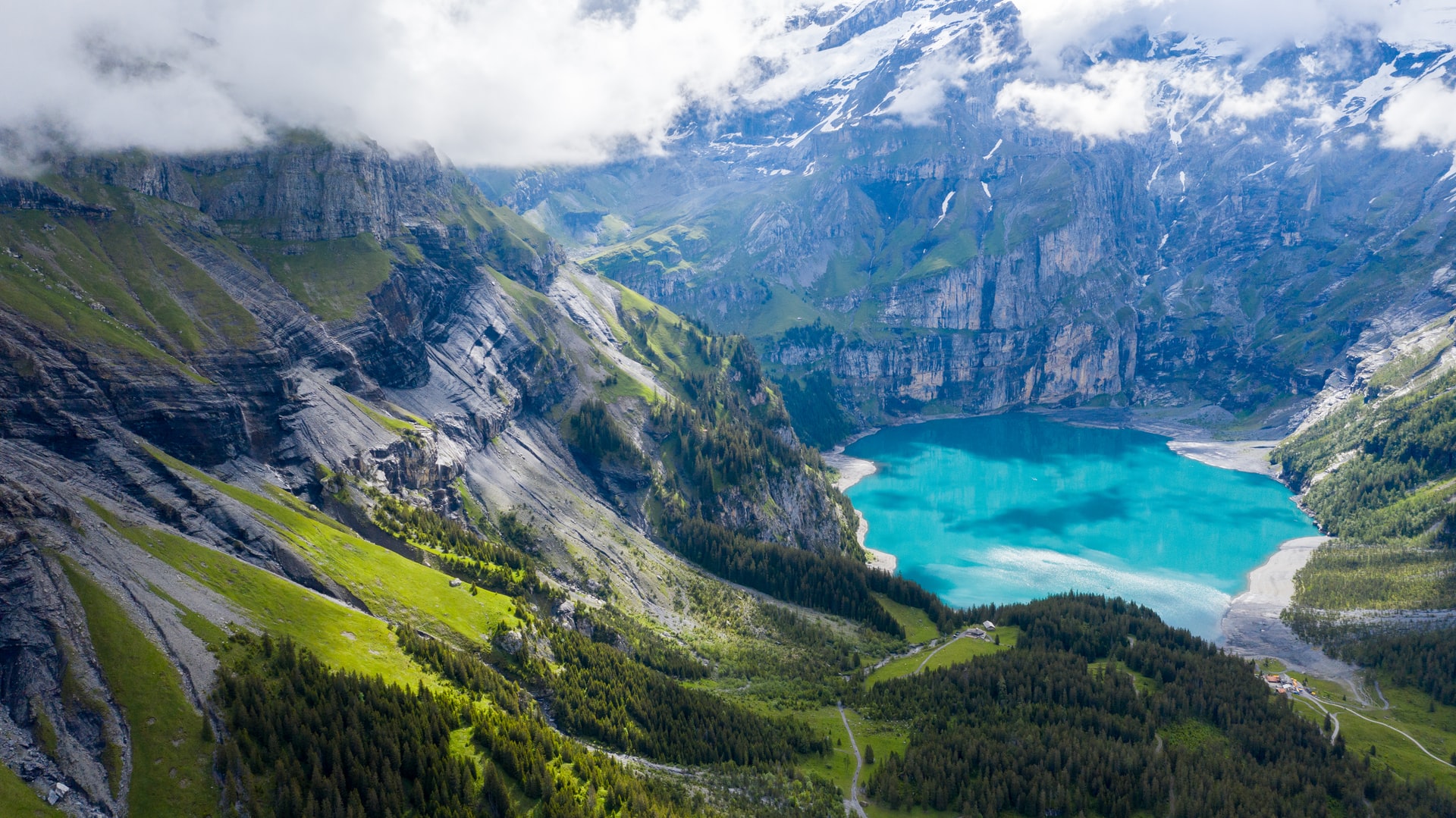Schweiz, See, Oeschinensee