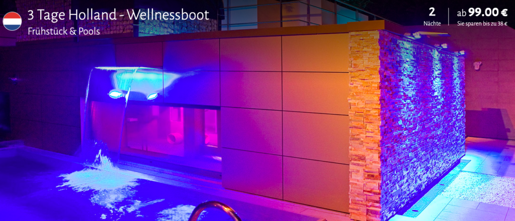Wellnessboot in Holland
