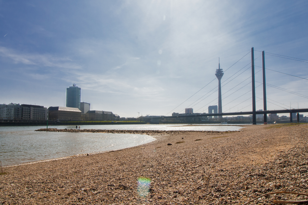 Düsseldorf, Rhein, Strand