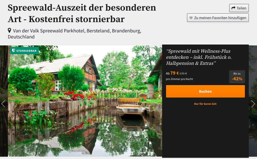 Kurzurlaub im Spreewald