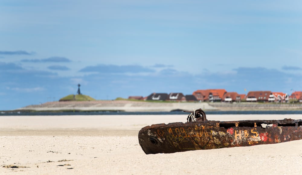 mit dem fahrrad zum wrack norderney