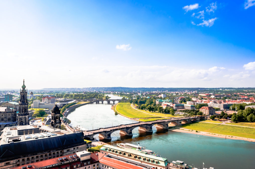 Panoramablick auf Dresden
