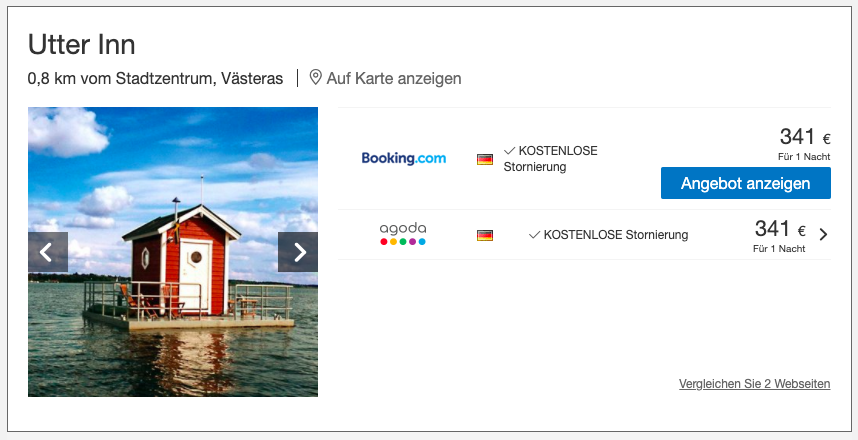 Unterwasser Hausboot in Schweden