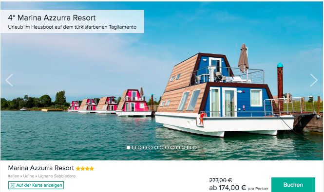 Hausboot in Italien