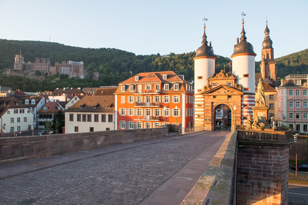 Heidelberg, Brückentor, Altstadt