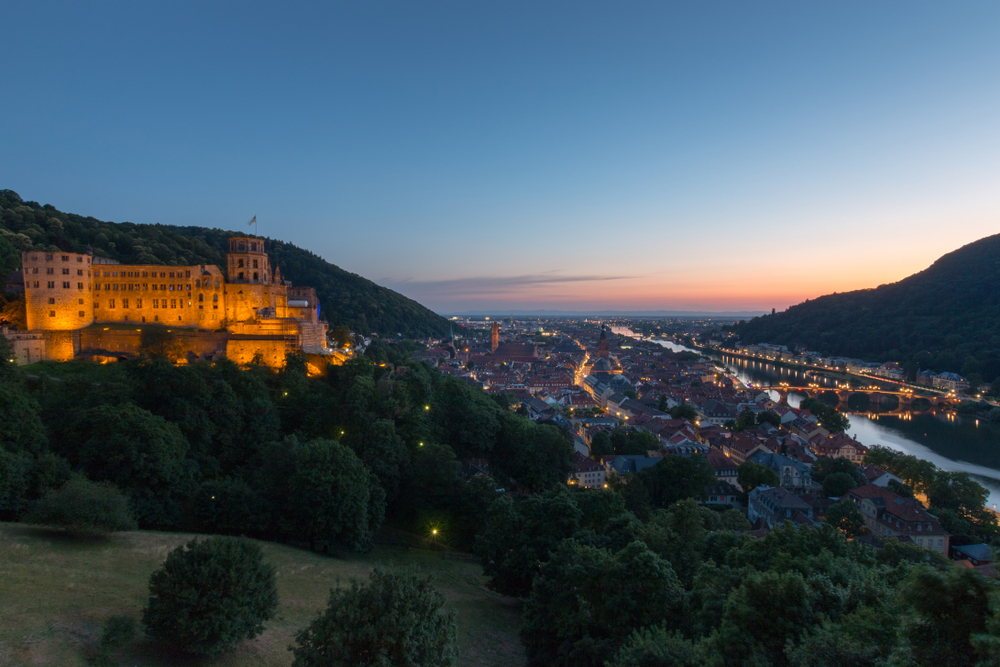 Heidelberg, Sonnenuntergang