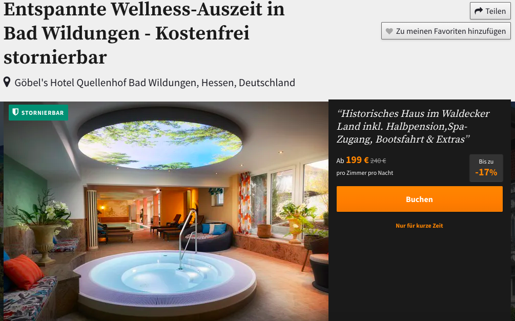Hessen Wellnessurlaub