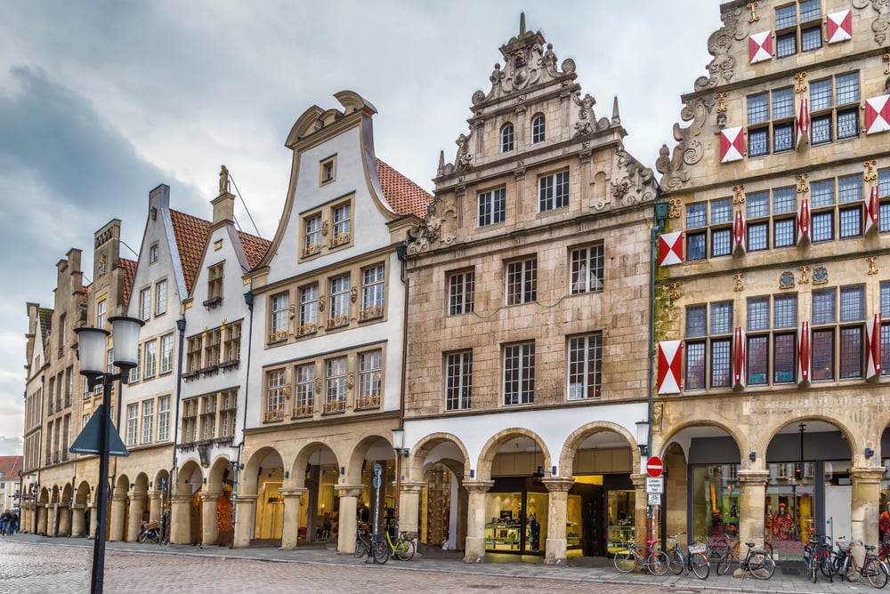 Der historische Prinzipalmarkt in Münster