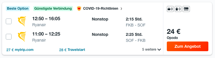 Super Sale bei Ryanair