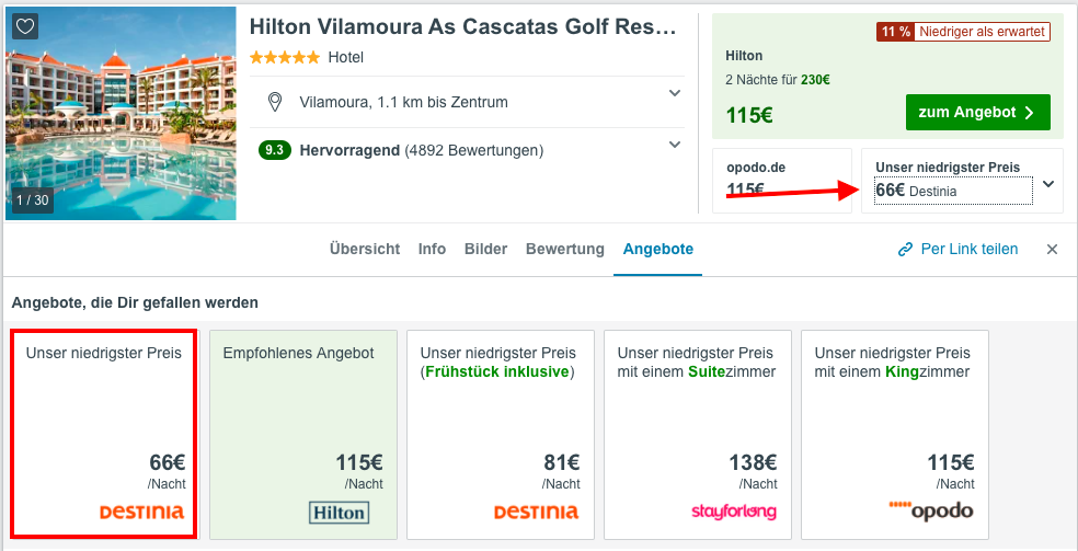 Algarve Urlaub