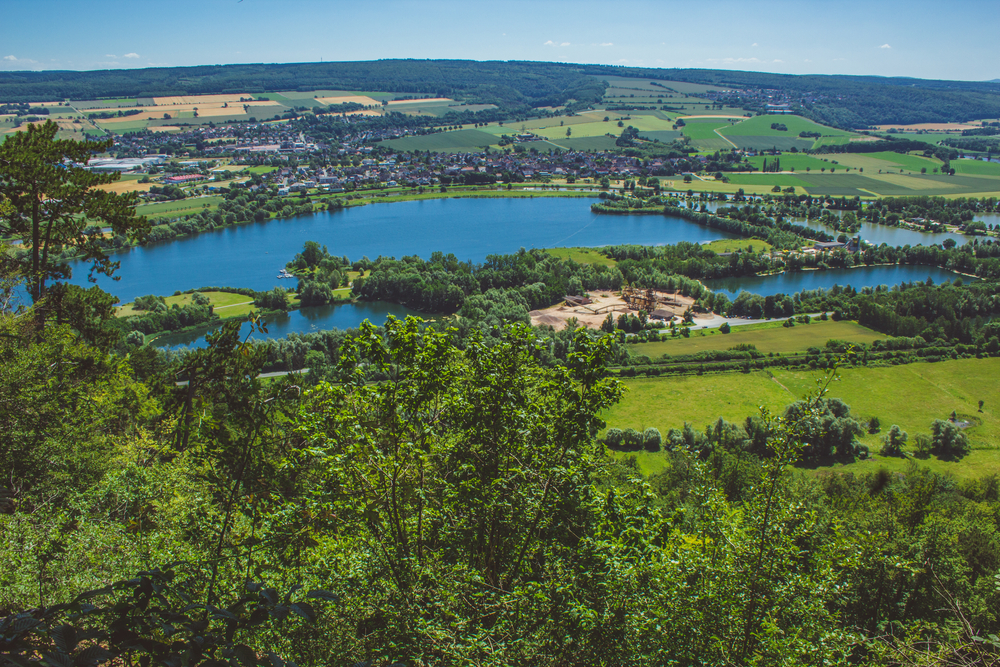 Blick über die Weser nahe Höxter