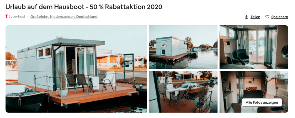 Hausboot in Deutschland