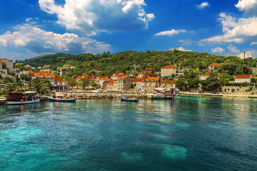 Insel Sipan in Kroatien
