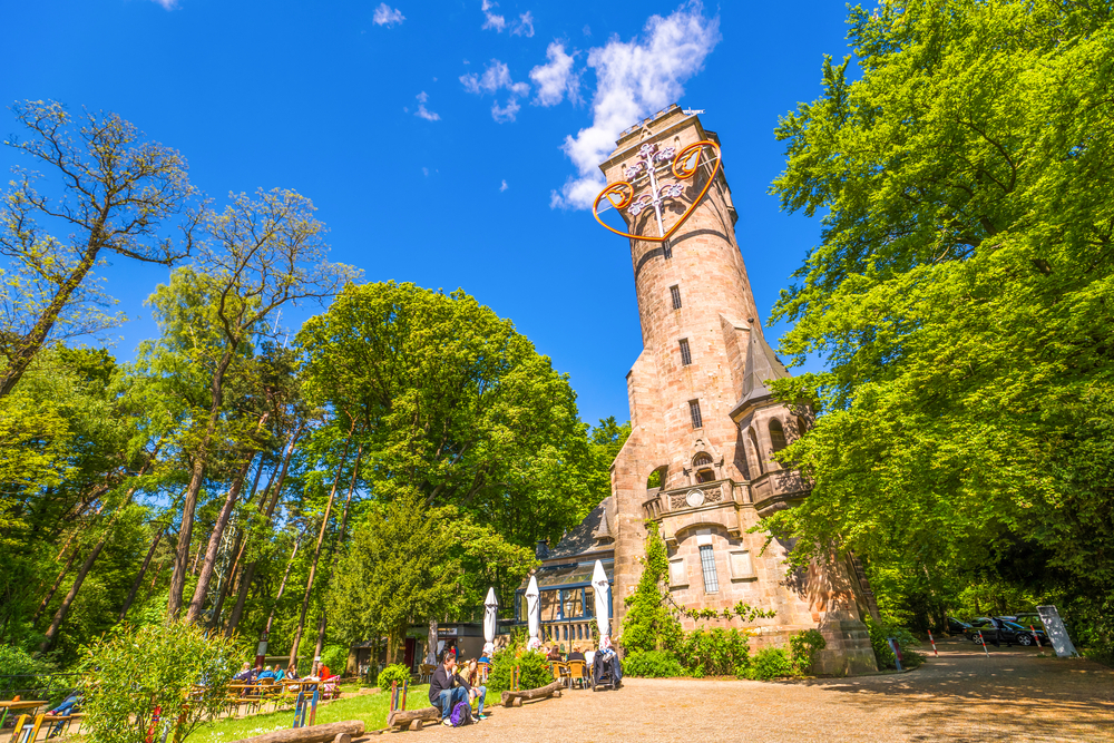 Kaiser-Wilhelm Turm der auch Spiegelslustturm in Marburg