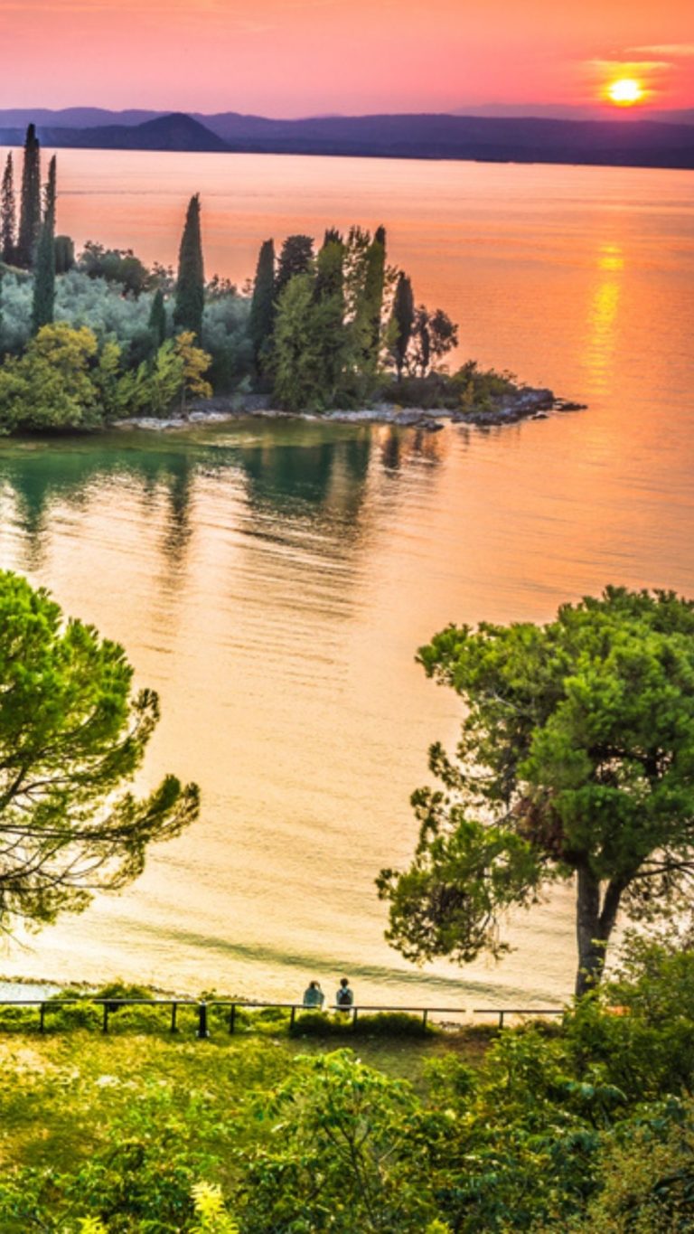 Titelbild, Gardasee, Sonnenuntergang, Italien