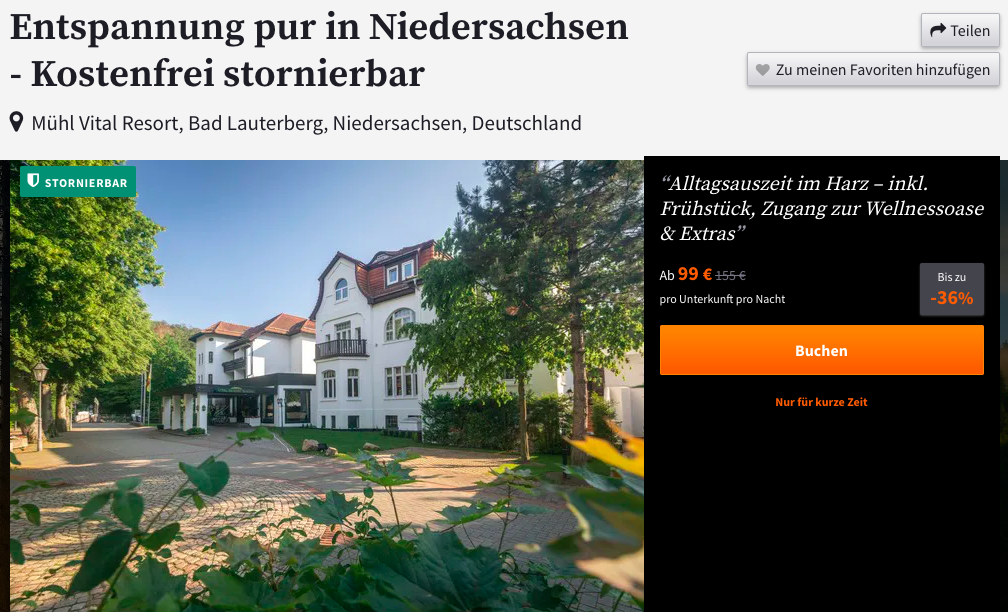 Urlaub im Harz